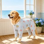 Four-Leg Dog Shirt with Cartoon Print