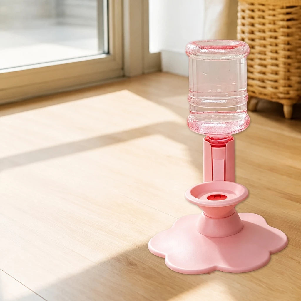 Adjustable Plastic Cat Water Dispenser