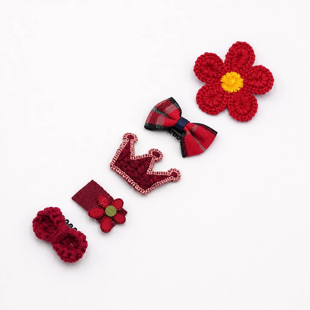 Pet Bow Hair Clips for Dogs and Cats