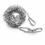 304 Stainless Steel Chain Dog Leash, Collar & Handle Set