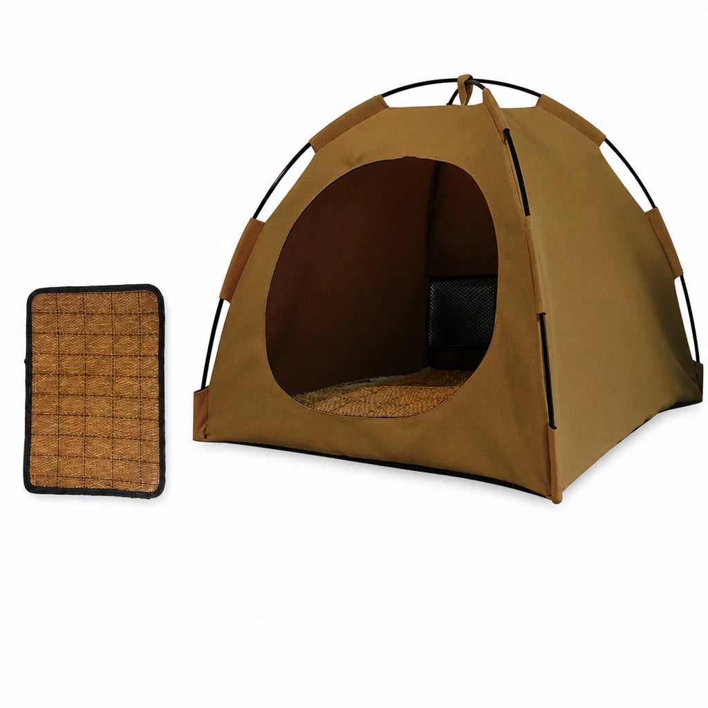 Enclosed Pet Tent Bed with Ventilated Design