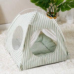 Indoor Cat & Dog Tent Bed with Removable, Washable Cushion