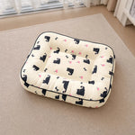 Cotton-Linen Pet Bed Cushion for Small Pets