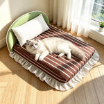 All-Season Pet Bed Mattress with Pillow