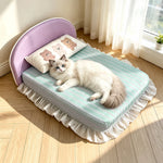 All-Season Pet Bed Mattress with Pillow