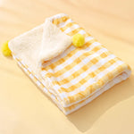 Cotton-Linen Pet Blanket Mat for Cats and Dogs