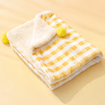 Cotton-Linen Pet Blanket Mat for Cats and Dogs