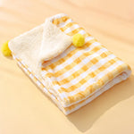 Cotton-Linen Pet Blanket Mat for Cats and Dogs