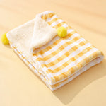 Cotton-Linen Pet Blanket Mat for Cats and Dogs