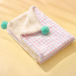 Cotton-Linen Pet Blanket Mat for Cats and Dogs