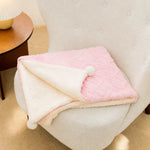 Cotton-Linen Pet Blanket Mat for Cats and Dogs