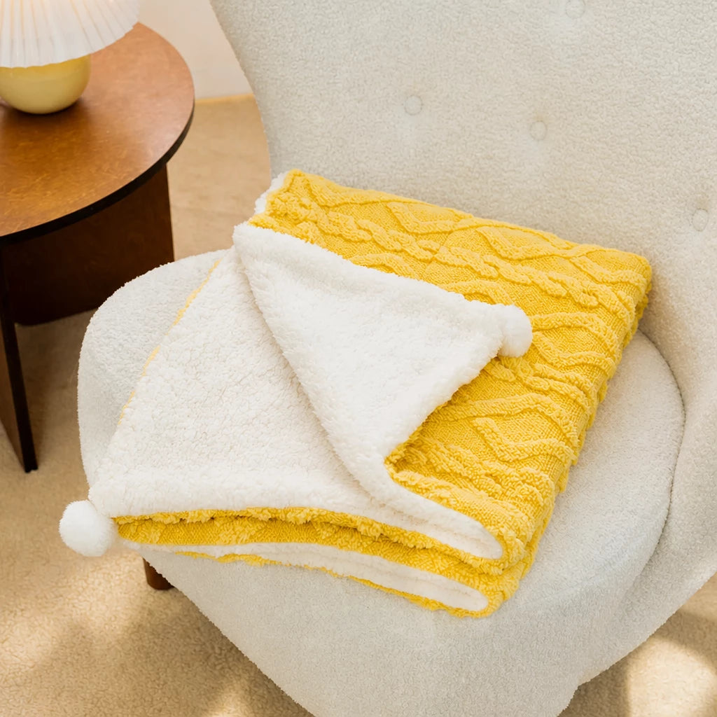 Cotton-Linen Pet Blanket Mat for Cats and Dogs