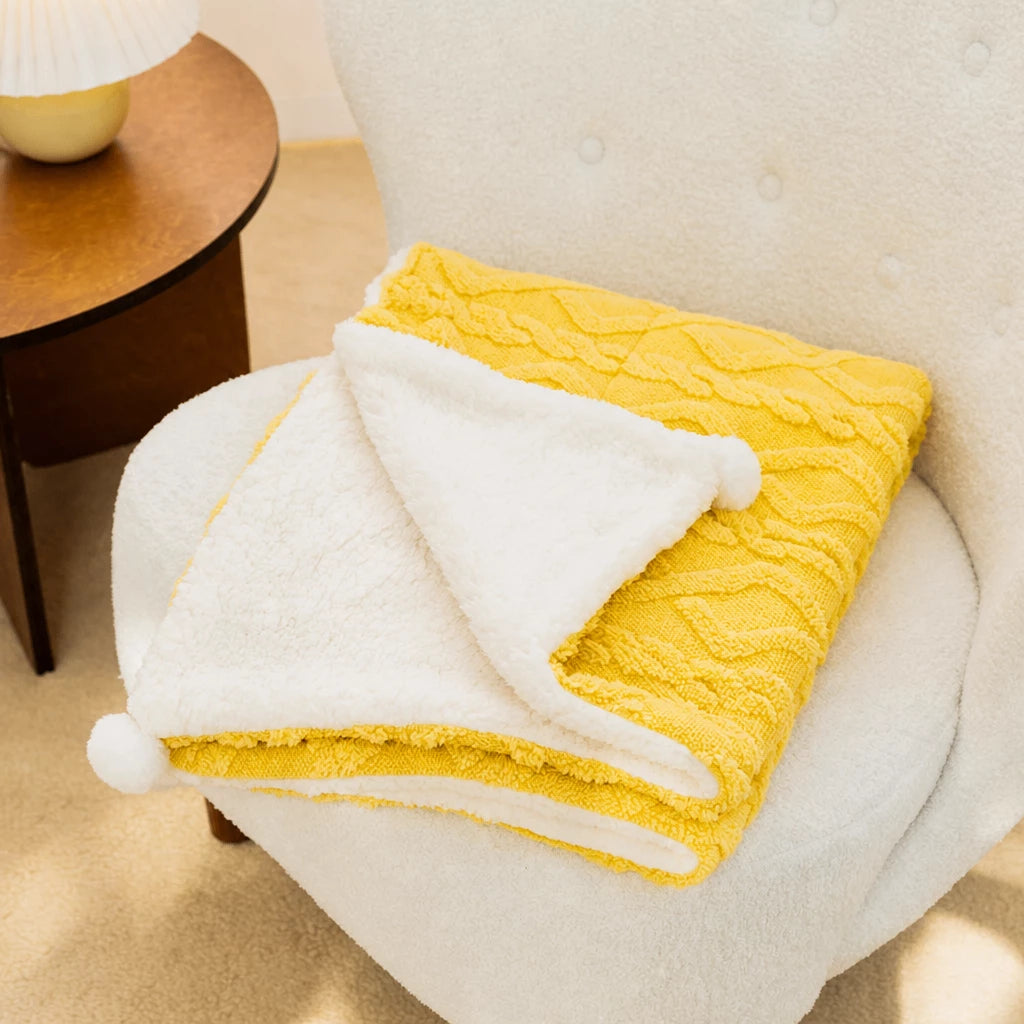 Cotton-Linen Pet Blanket Mat for Cats and Dogs