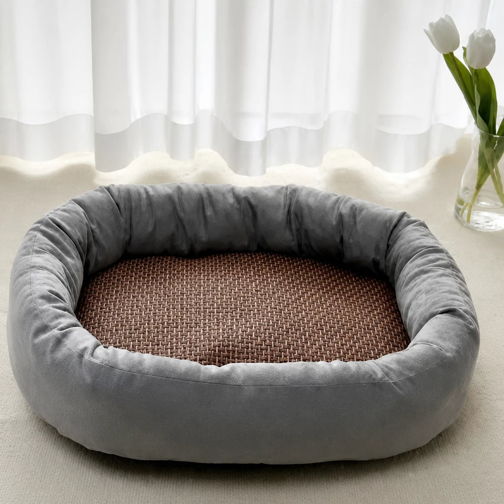 All-Season Oval Pet Bed