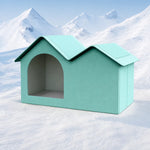 Enclosed Nylon Pet Bed for Cats and Dogs