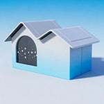 Enclosed Nylon Pet Bed for Cats and Dogs
