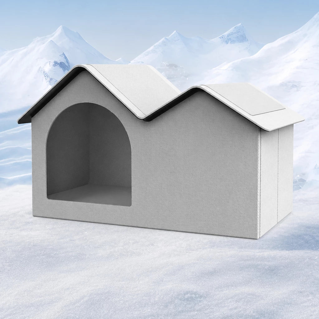 Enclosed Nylon Pet Bed for Cats and Dogs