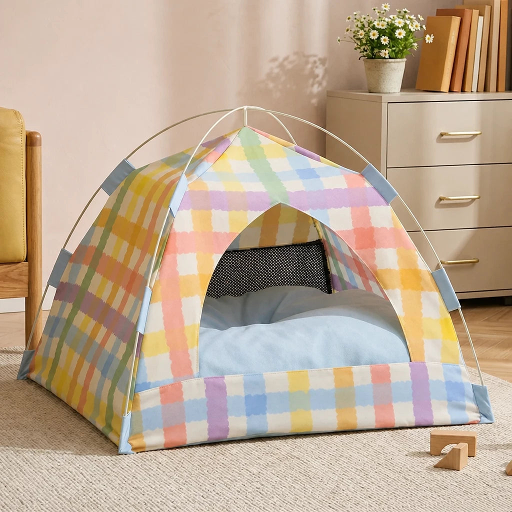 Removable Tent Pet Bed for Cats and Small Dogs