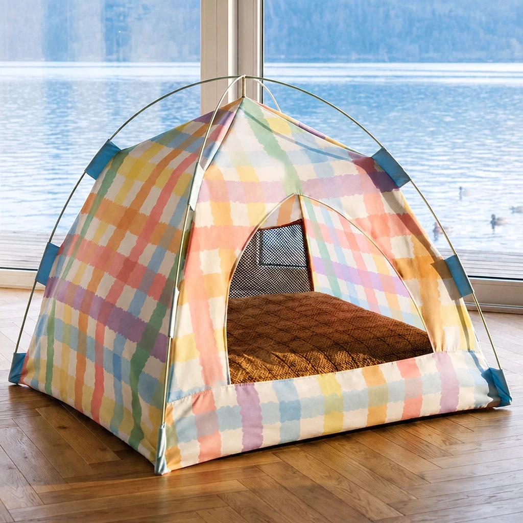Removable Tent Pet Bed for Cats and Small Dogs