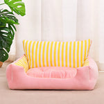 Pet Bed and Cushion for Cats and Small Dogs
