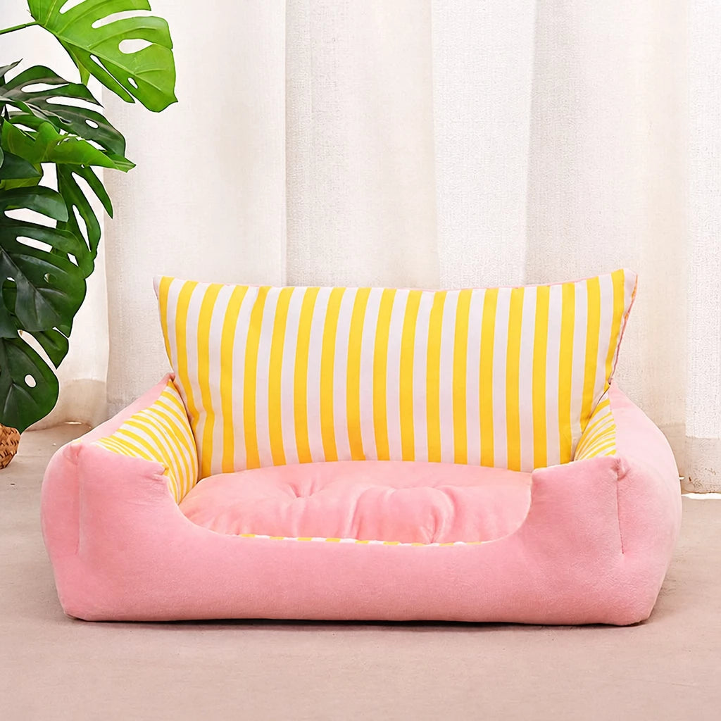 Pet Bed and Cushion for Cats and Small Dogs