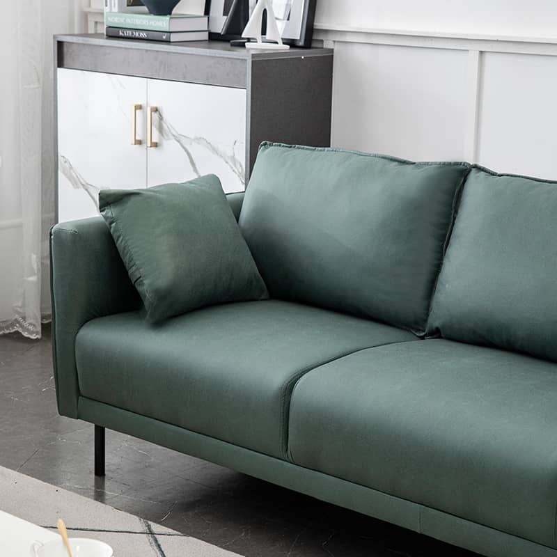 Stylish Multi-Color Fabric Sofas: Orange, Dark Green, Blue, and More - Ultimate Comfort & Elegance! ja-22