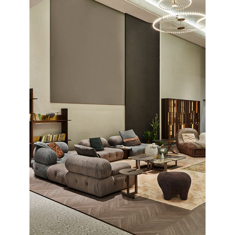 Italian Minimalist Modular Sectional Sofa, Large Multi-Directional Configurable Couch la-0209-54
