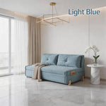Stylish Solid Wood Corduroy Sofa in Elegant Green - Perfect for Modern Living Rooms fdh-3110（副本）
