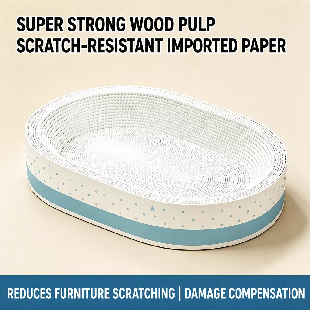 Corrugated Cardboard Cat Scratcher Lounge