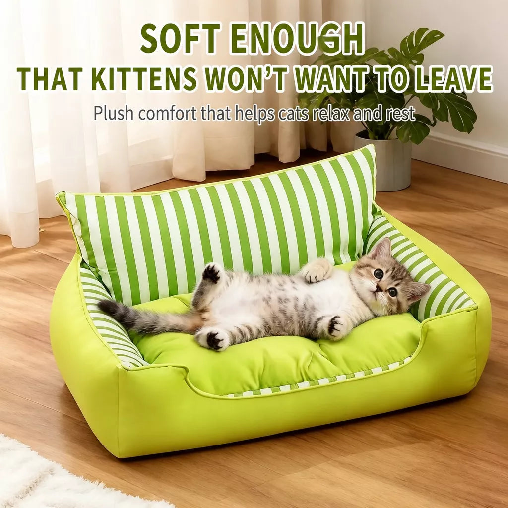 Pet Bed and Cushion for Cats and Small Dogs