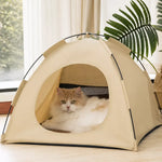 Enclosed Pet Tent Bed with Ventilated Design