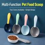 Pet Food Measuring Scoop with Bag Clip