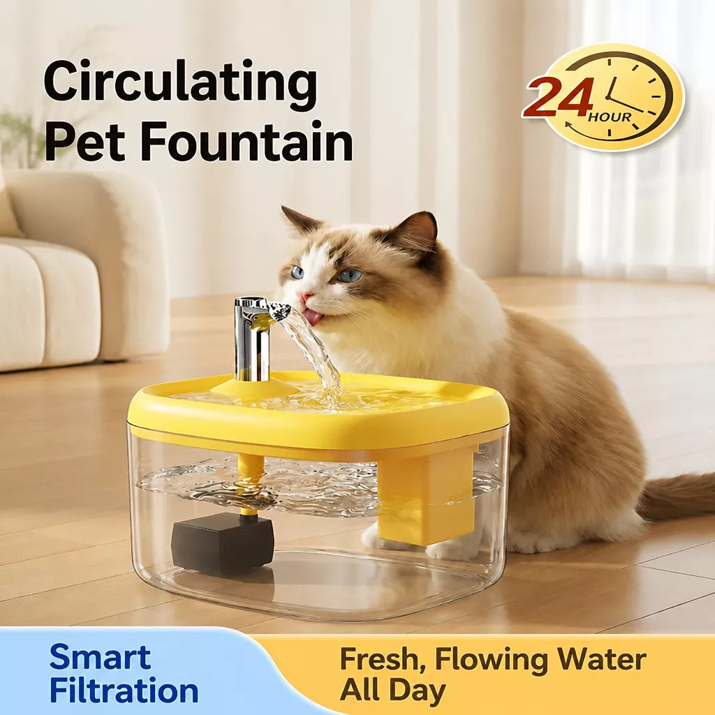 Automatic Pet Water Fountain for Cats and Dogs