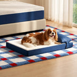 Removable-Washable Pet Bed Mat for Small Dogs