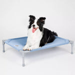 Elevated Pet Bed with Breathable Fabric and Steel Frame