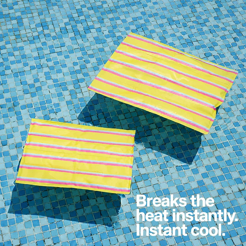 Striped Gel Pet Mat for Dogs and Cats