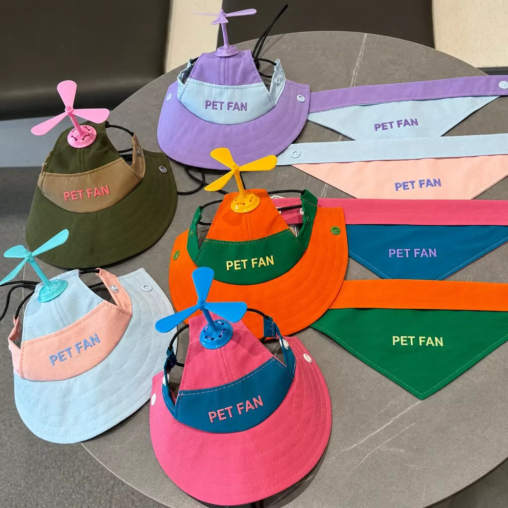 Pet Sun Hat & Bandana Accessories