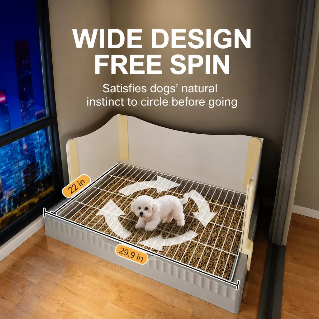 Plastic Dog Potty Tray for Home Potty Routines