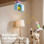 Automatic Cat Yoyo Teaser Toy with Door-Hanging Design