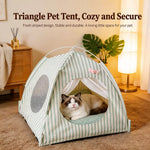 Indoor Cat & Dog Tent Bed with Removable, Washable Cushion