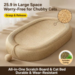 Large 26-Inch Sisal Cat Scratcher
