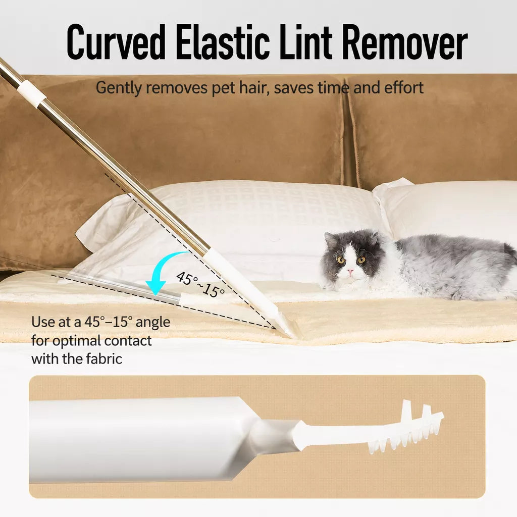 Pet Hair Removal Brush with Short or Long Handle