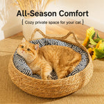 Woven Cat Beds for Cats & Small Dogs