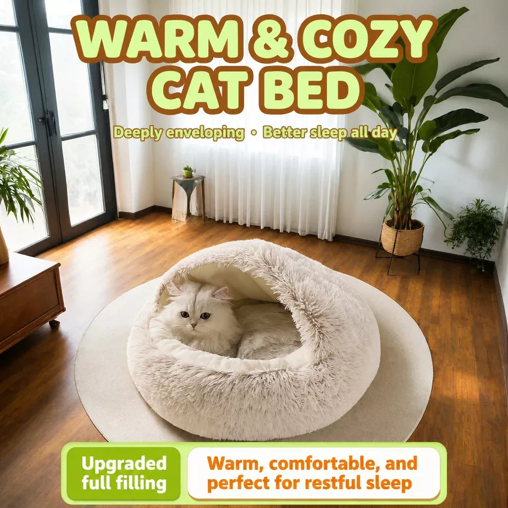 Cat & Dog Nest-Style Pet Bed
