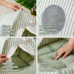 Indoor Cat & Dog Tent Bed with Removable, Washable Cushion