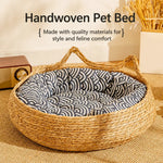 Woven Cat Beds for Cats & Small Dogs
