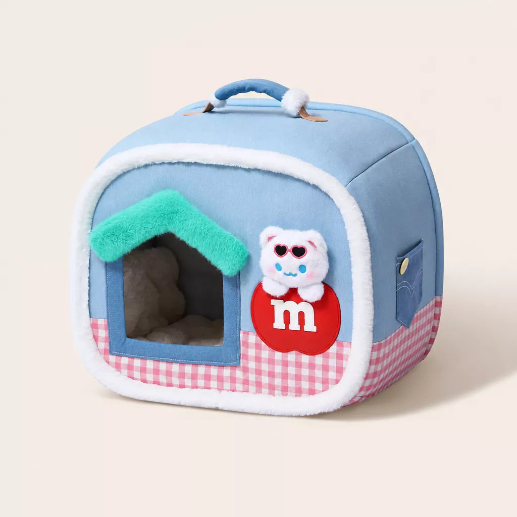 Corduroy Pet Bed with Removable Cover