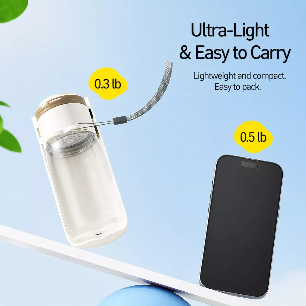 Portable Dog Water Bottle with Integrated Drinking Cup