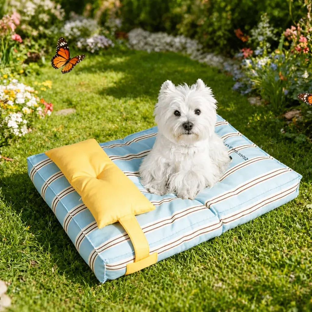 Striped Pet Beds and Mats