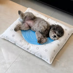 Gel Pet Mat with Oxford Cloth Cover for Cats and Dogs